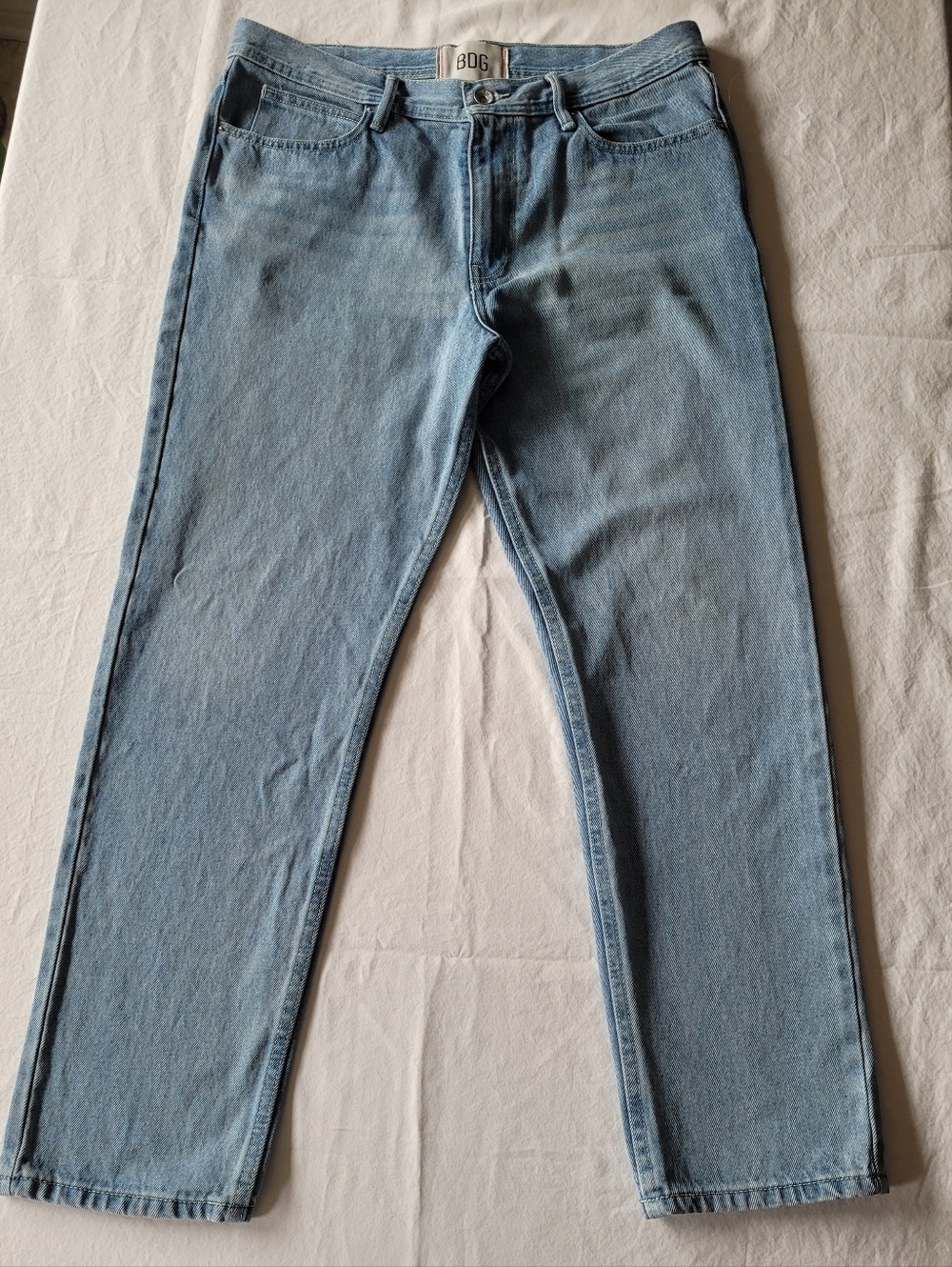 BDG Womens Vintage Slim Fit Light Blue  Jeans Size 34/32